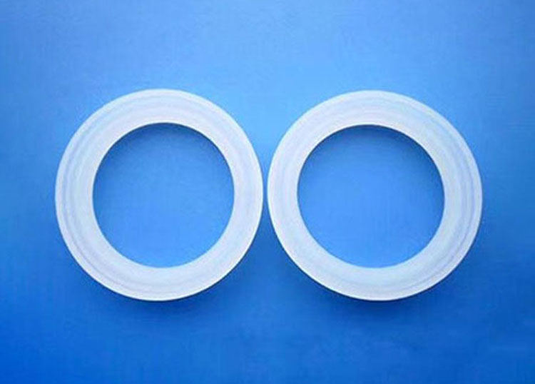 White transparent silicone sealing ring