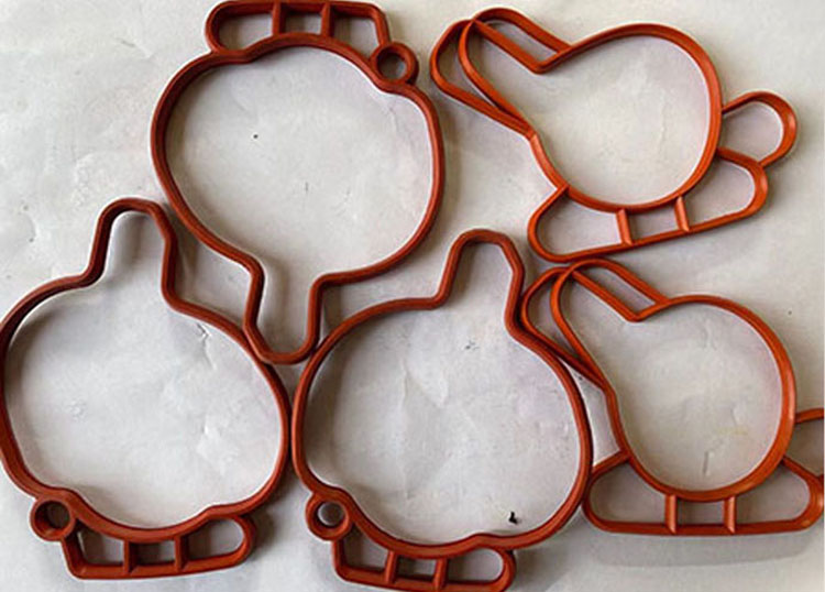 Fluororubber shaped sealing ring